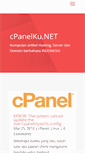 Mobile Screenshot of cpanelku.net